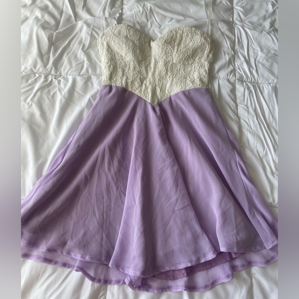 Strapless Semi Formal Dress